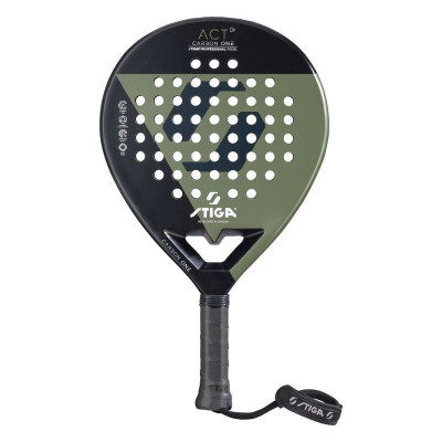 Ракетка для падел тенісу Stiga Racket ACT Black/Olive Green (2202-0919-01) 931518