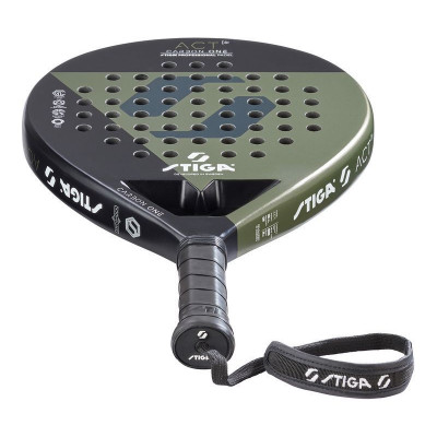 Ракетка для падел тенісу Stiga Racket ACT Black/Olive Green (2202-0919-01) 931518