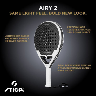 Ракетка для падел тенісу Stiga Racket AIRY 2 (2204-1311-01) 932054 Ракетка для падел тенісу Stiga Racket AIRY 2 (2204-1311-01) 932054